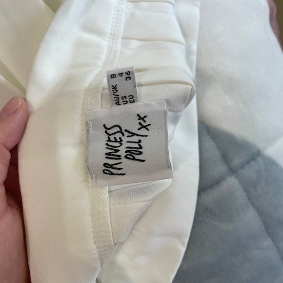 White Princess Polly Tennis Skirt - Picture 2 of 3